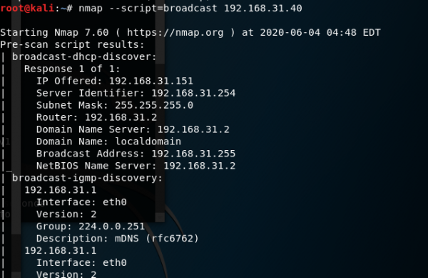 内网信息收集——快速探测